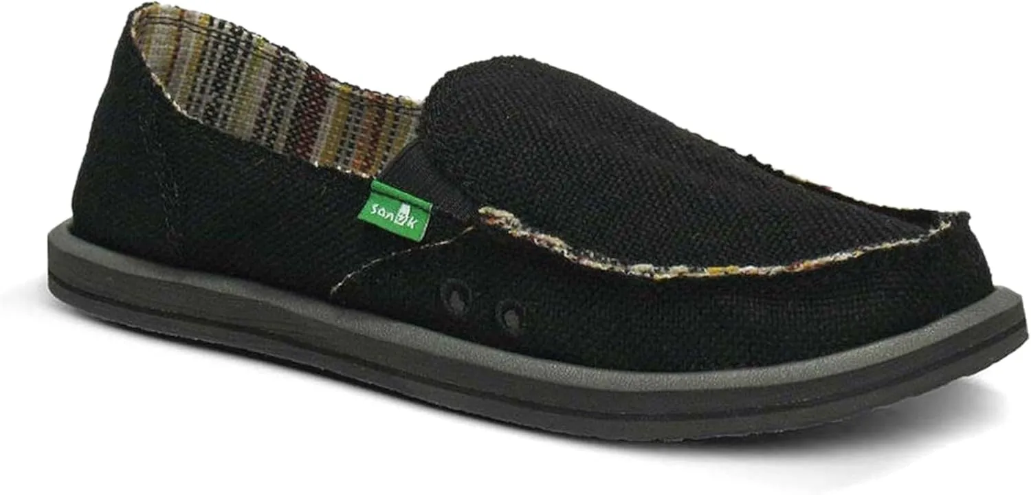 Sanuk Womens Donna Hemp Loafer, Adult