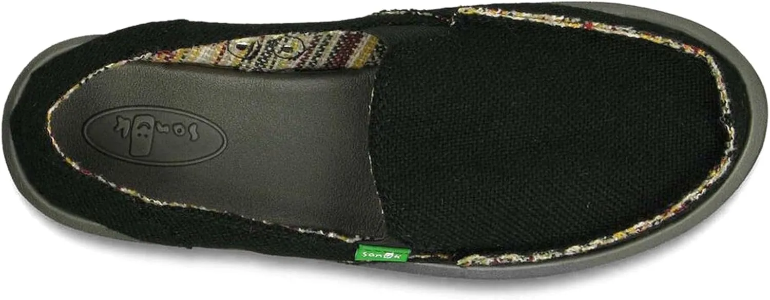 Sanuk Womens Donna Hemp Loafer, Adult