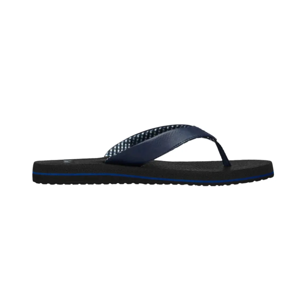 Sanuk Yoga Mat Women's Comfortable, Lightweight, Flexible & Durable Flip Flop, Navy