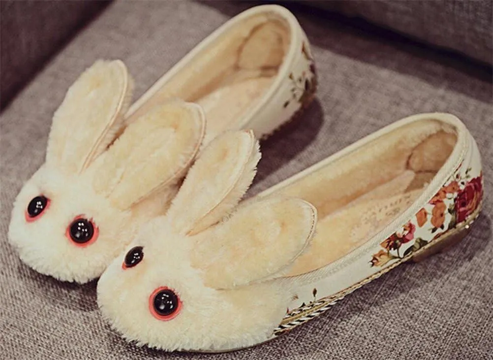 SATUKI Handmade Embroidered Shoes for Women, Slip-On Casual Loafer Flat Animal Floral Shoes