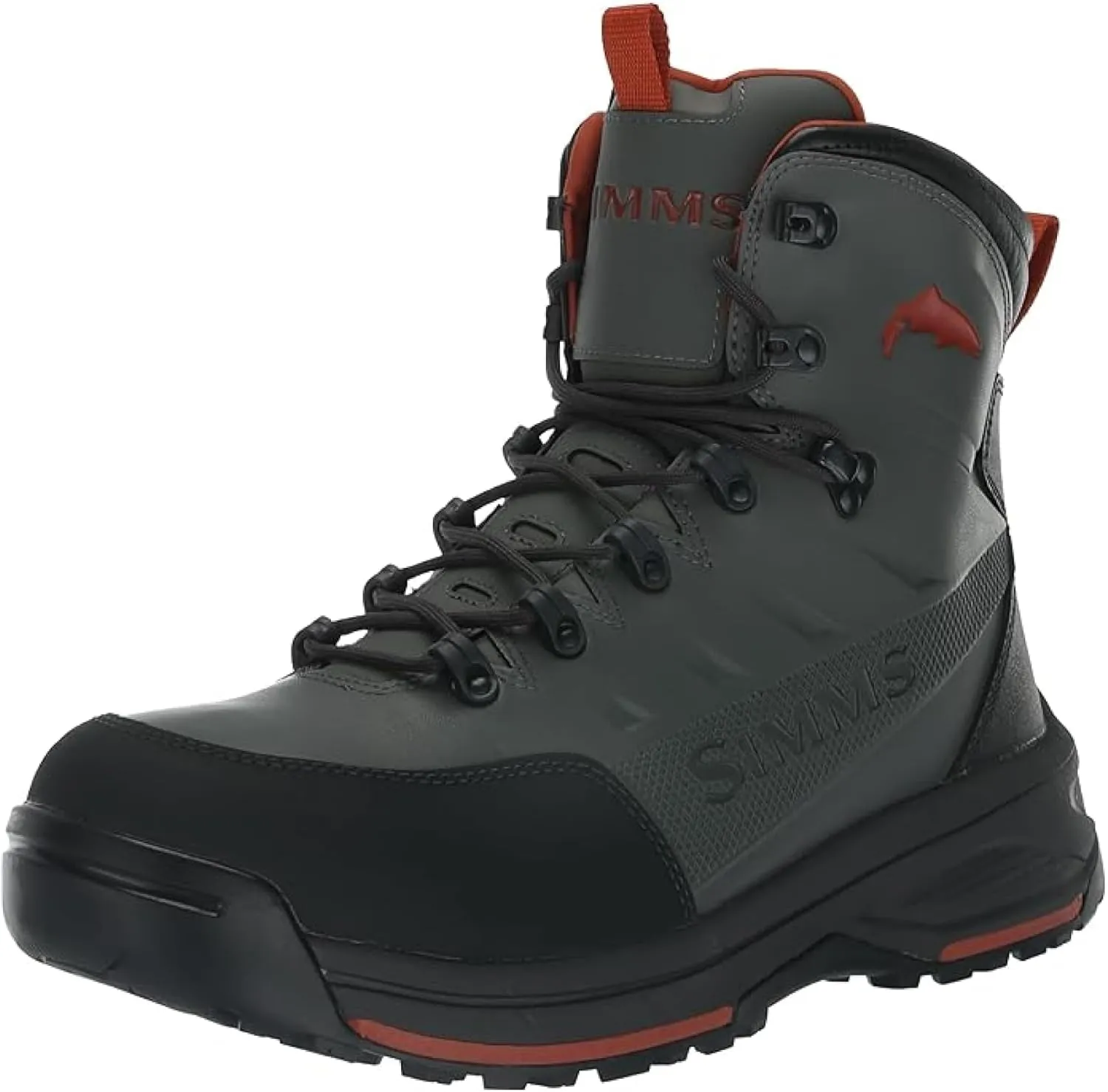 Simms Freestone Wading Boots for Men - Rugged Rubber Sole Fishing Shoes with Traction Control and Time-Tested Durability