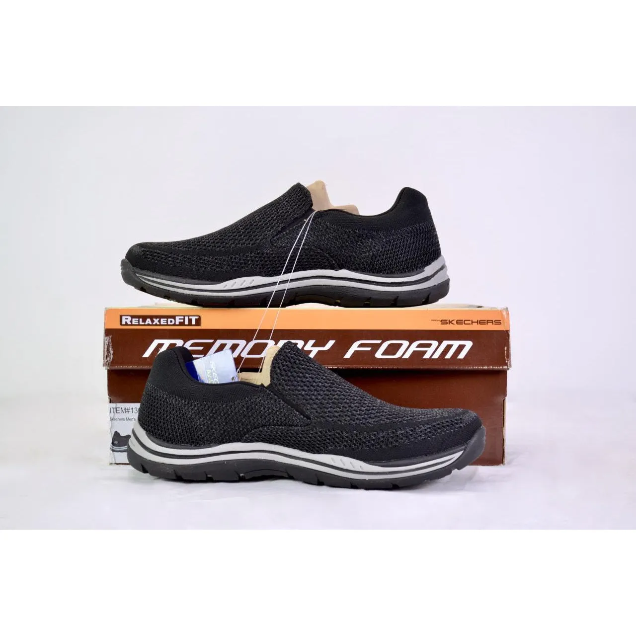 Skechers Men's Relaxed Fit Memory Foam Gomel Shoe Brown 8