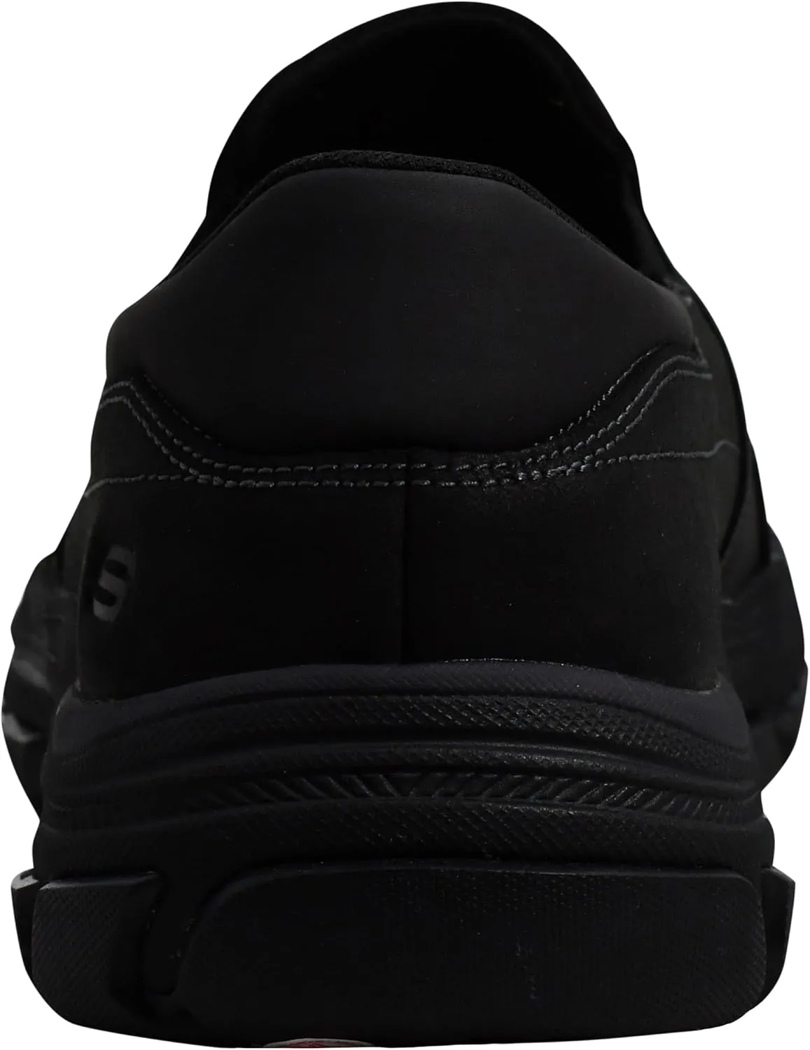 Skechers Men's Respected-Calum Goodyear Rubber Low Profile Leather Slip on with Twin Gore Loafer