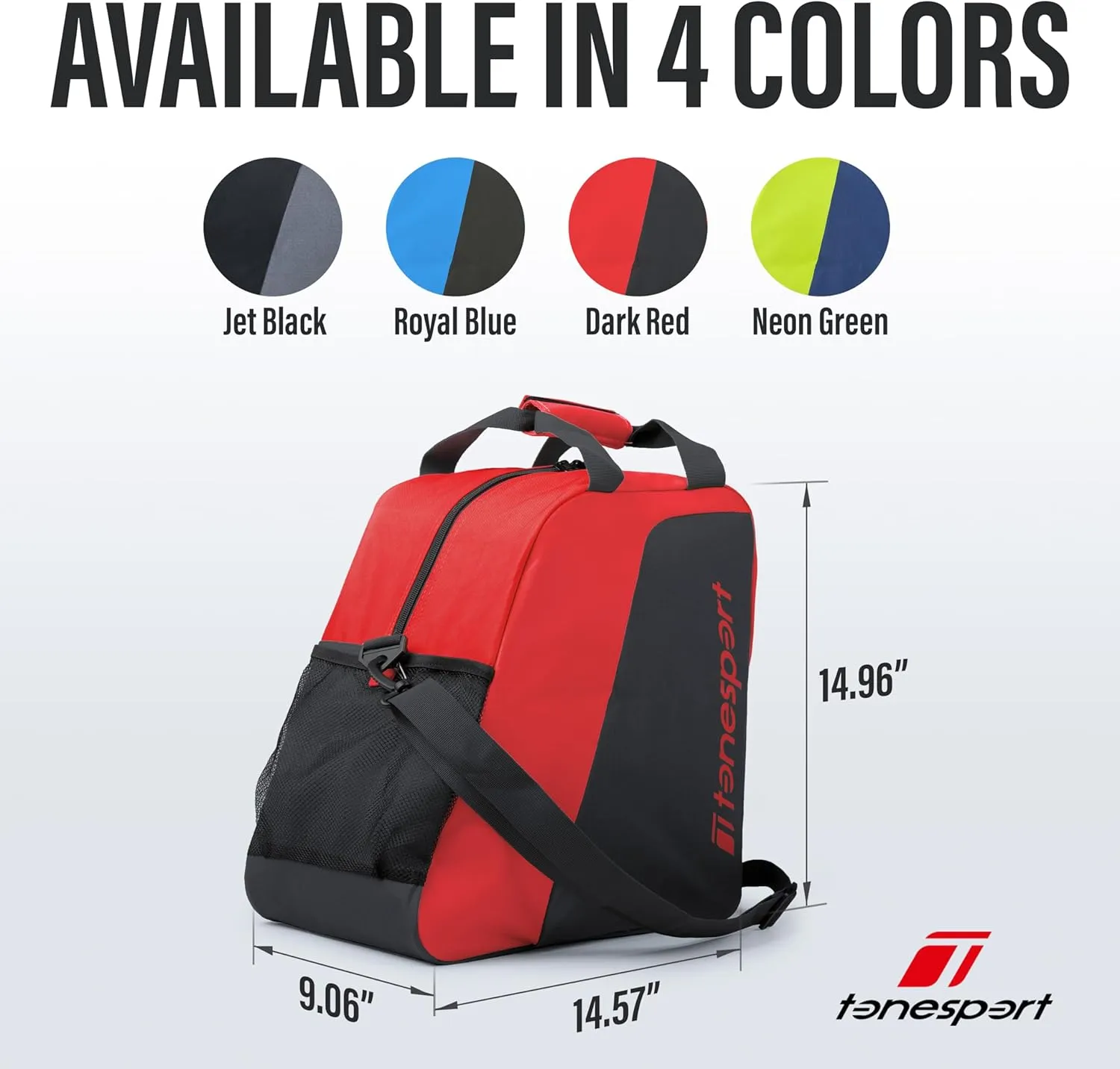 Ski Bag and Boot Bag Combo - Ski Bags for Air Travel - Unpadded Snow Ski Bags - For Skis Up to 180cm