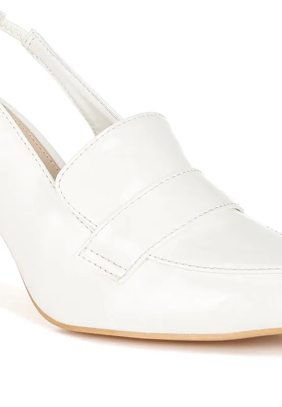 Sleek Allure Slingback Loafer Sandals