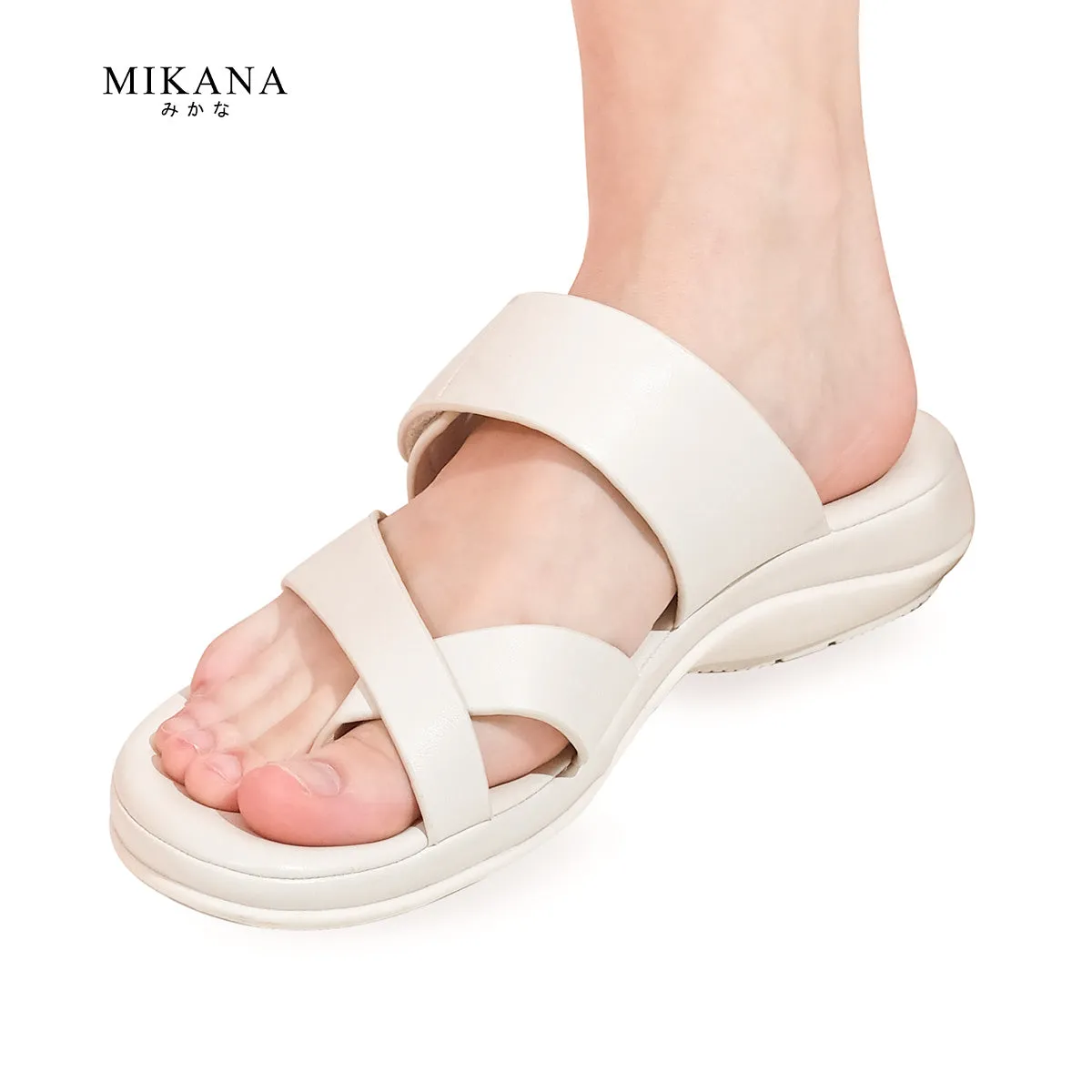 Sleek Slides Erina Wedge Slides
