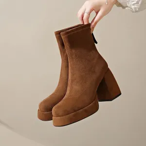 Sleek Suede Boots
