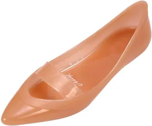 Sleek/Pointed Toe Dress Slip on Jellies, Ballet flats/Jelly Sandal Shoes for Women