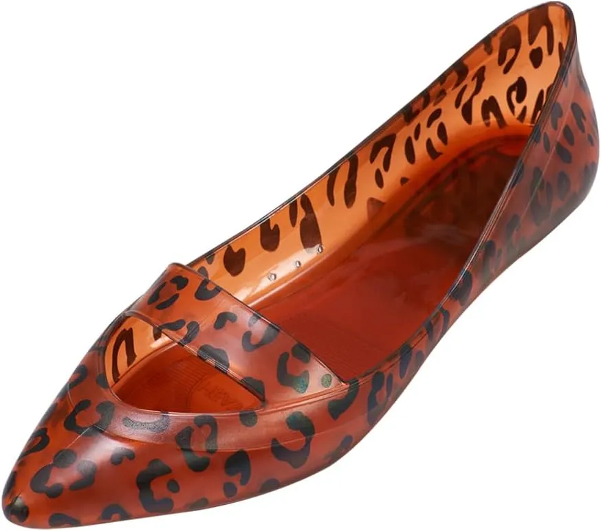 Sleek/Pointed Toe Dress Slip on Jellies, Ballet flats/Jelly Sandal Shoes for Women