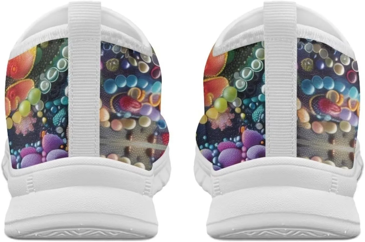 Slip On Shoes for Women Low Cut Non Slip Casual Walking Shoes Lightweight Sports Running Tennis Sneakers US5.5-11.5