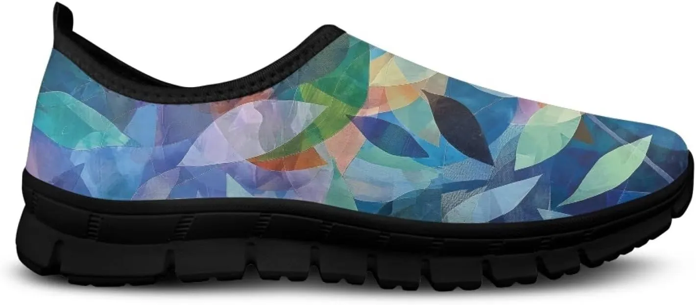 Slip On Tennis Shoes Women Soft Various Styles Black Edge