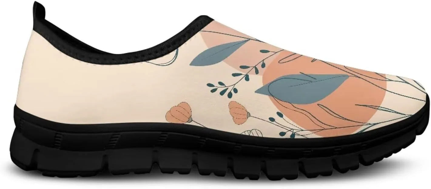 Slip On Tennis Shoes Women Soft Various Styles Black Edge