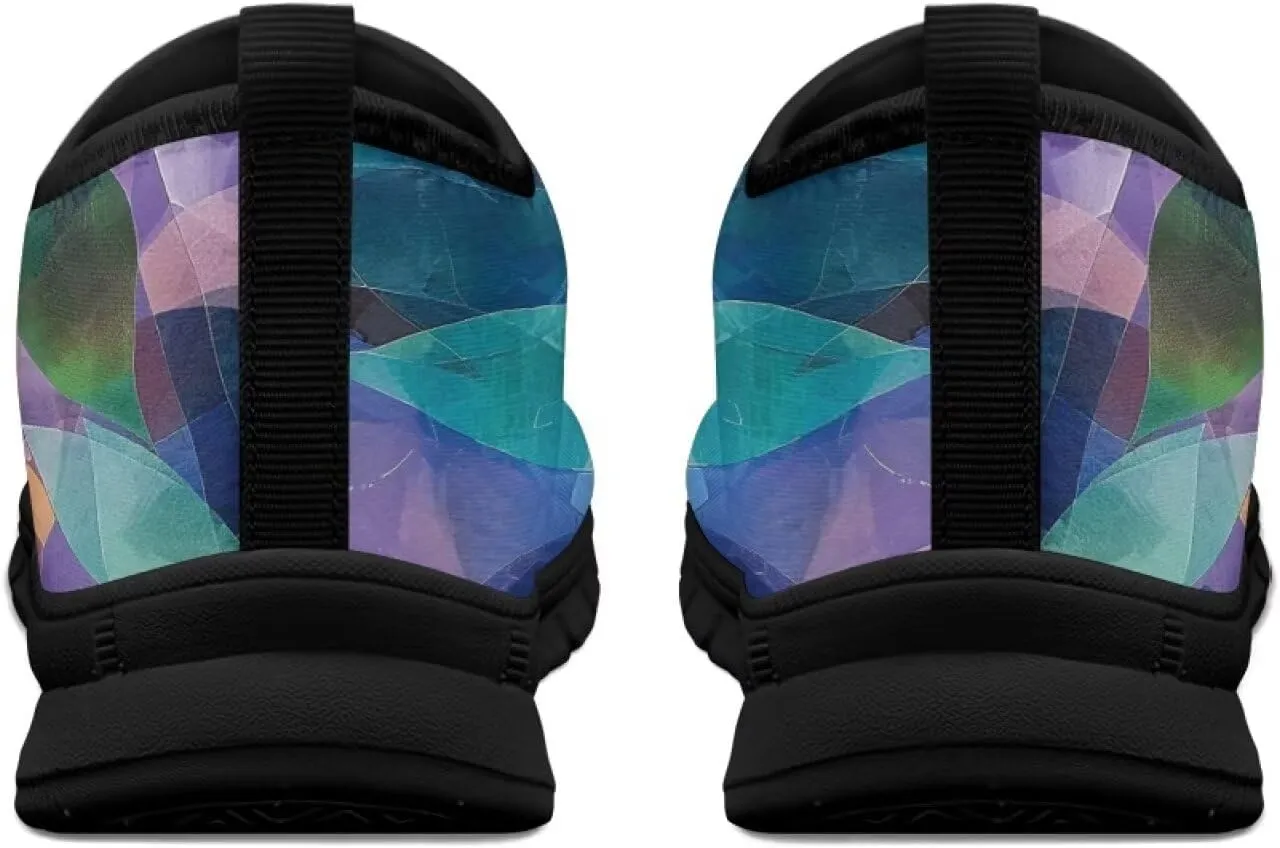 Slip On Tennis Shoes Women Soft Various Styles Black Edge