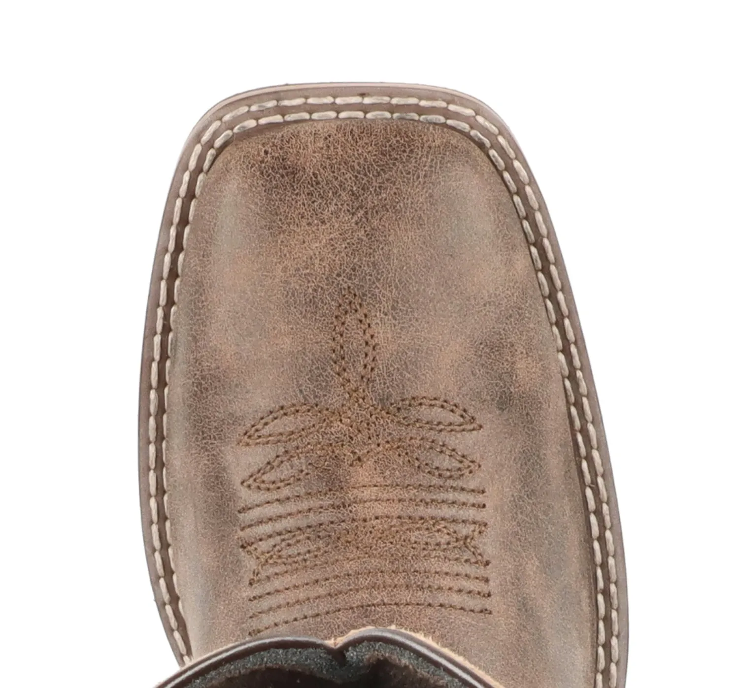 Smoky Mountain Boots Womens Oasis Vintage Chocolate/Tan Leather Cowboy Boots