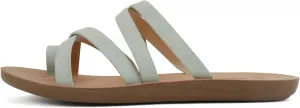 Soda ISABEL ~Women Fashion Comfortable Slip On Flat Cross bands Toe Ring Fashion Sandals