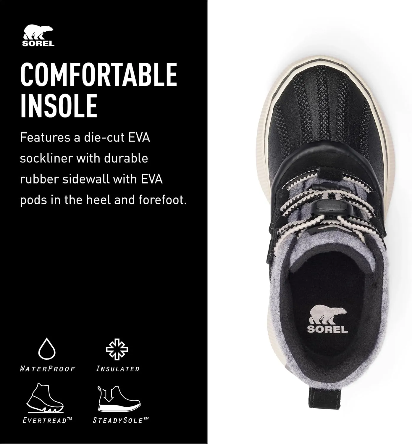 SOREL Children's Out N About lV Chillz Waterproof Boot