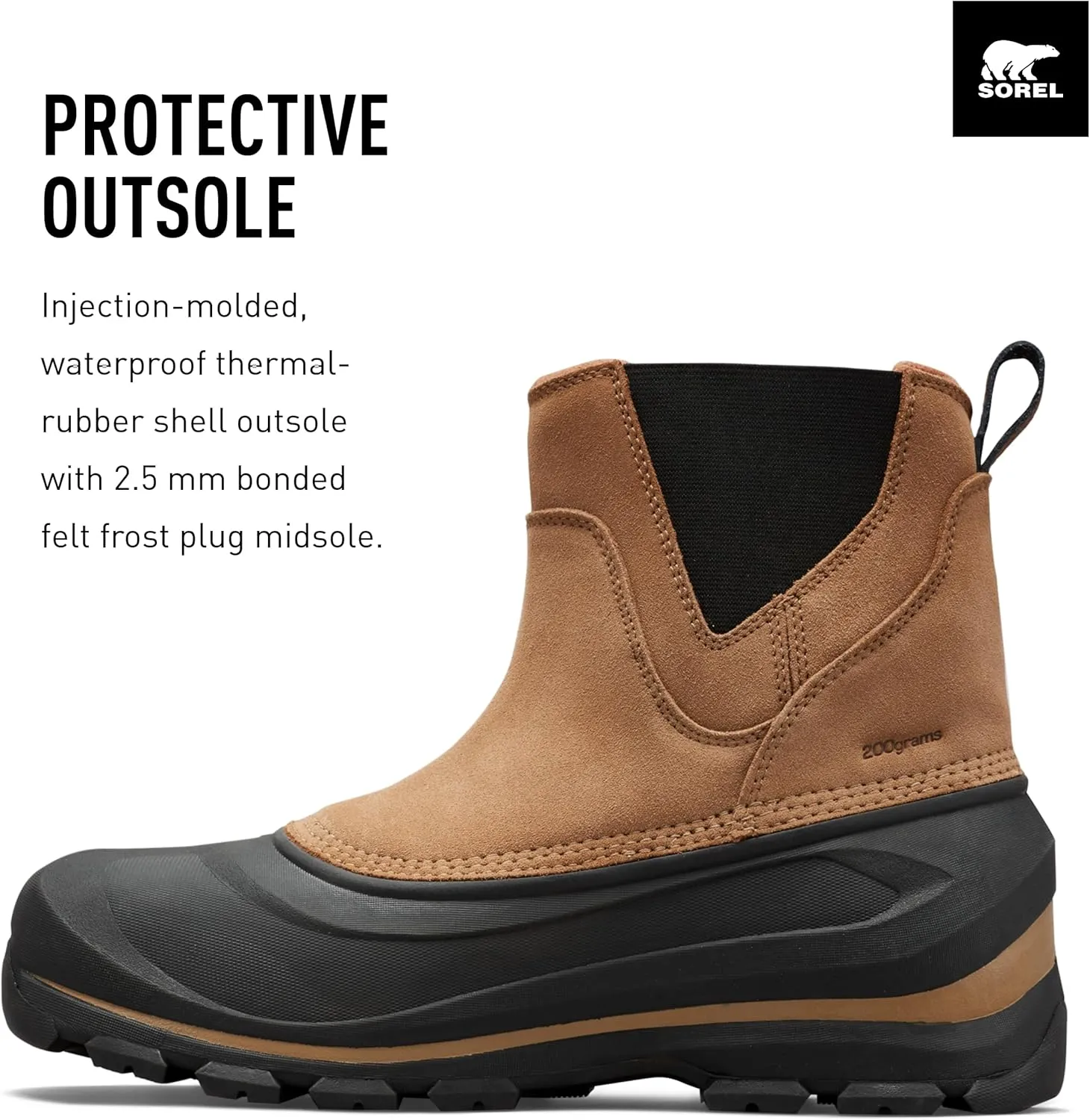 SOREL Men's Buxton Pull On Waterproof Boot