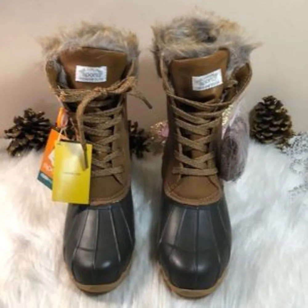 Sporto Leather  Mid-calf Cold Weather Boots 7 & 8