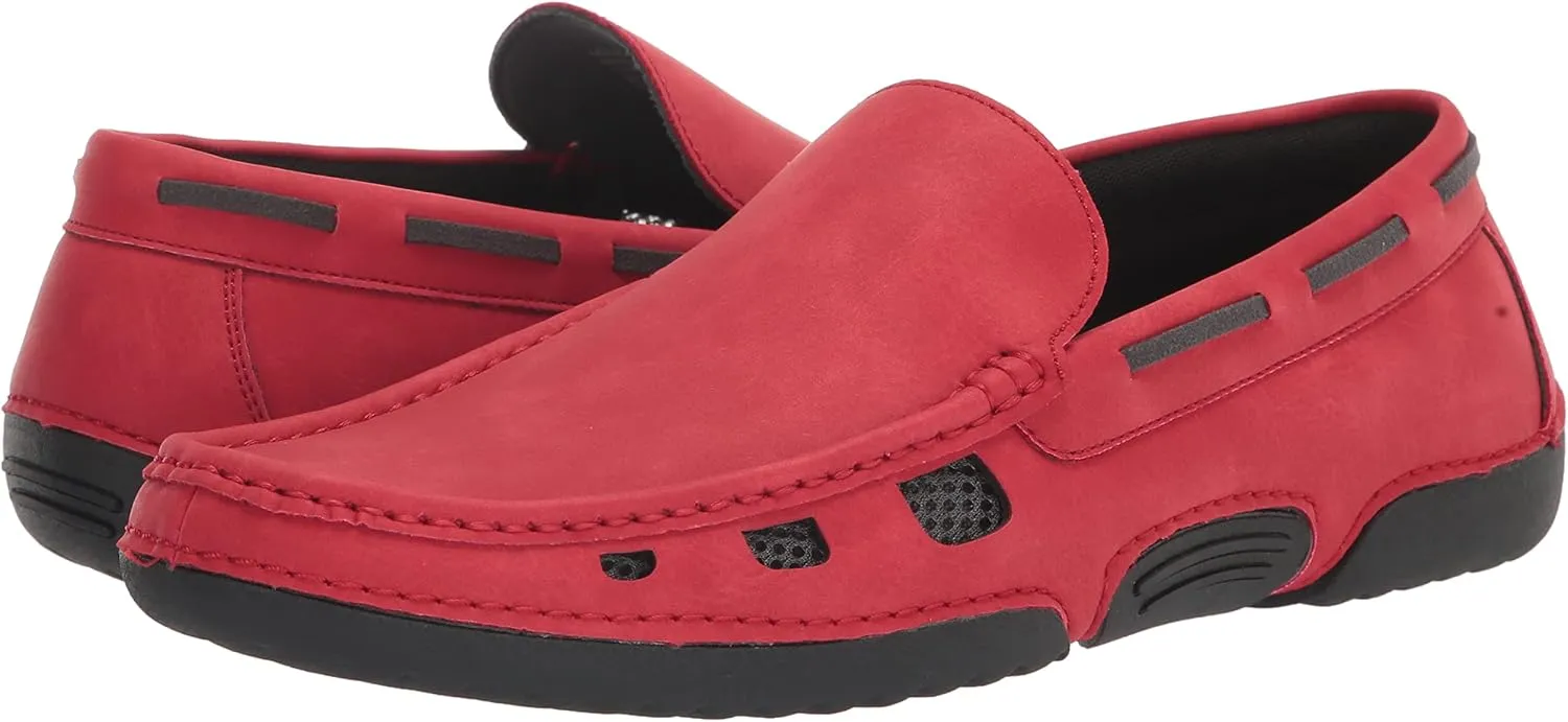 STACY ADAMS Men's Delray Moc Toe Slip on Driving Style Loafer
