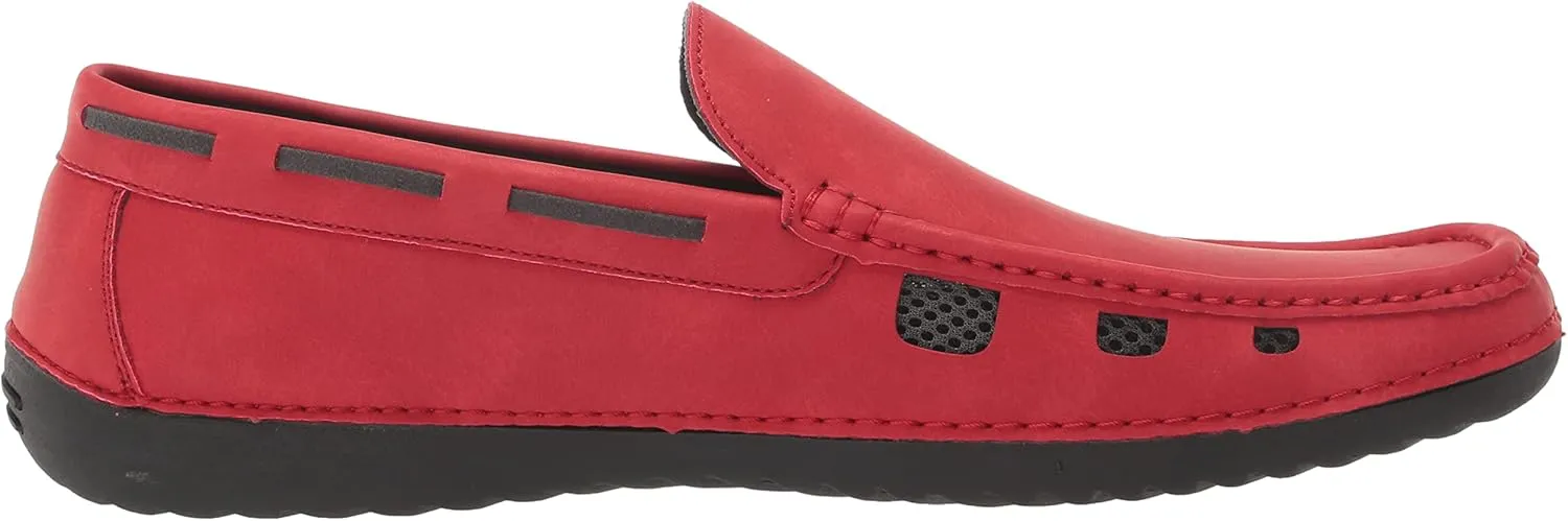 STACY ADAMS Men's Delray Moc Toe Slip on Driving Style Loafer