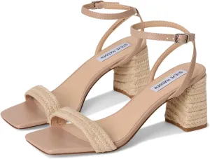 Steve Madden Women's Luxe Pump, Natural Raffia, 8