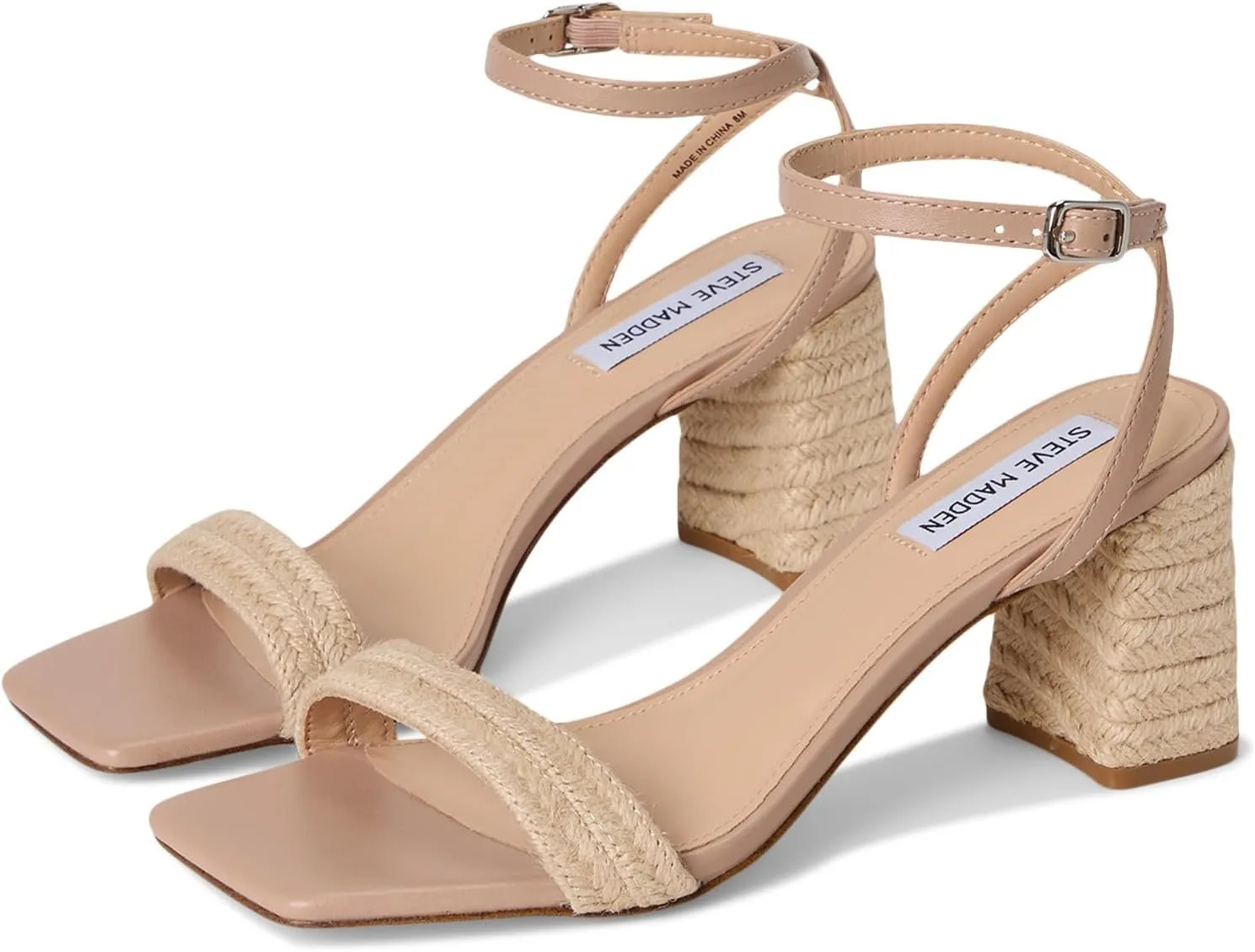 Steve Madden Women's Luxe Pump, Natural Raffia, 8