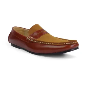 Suede Flip Leather Loafer Classic Light Brown