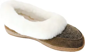surell Womens Genuine Shearling Scuffs Slip On