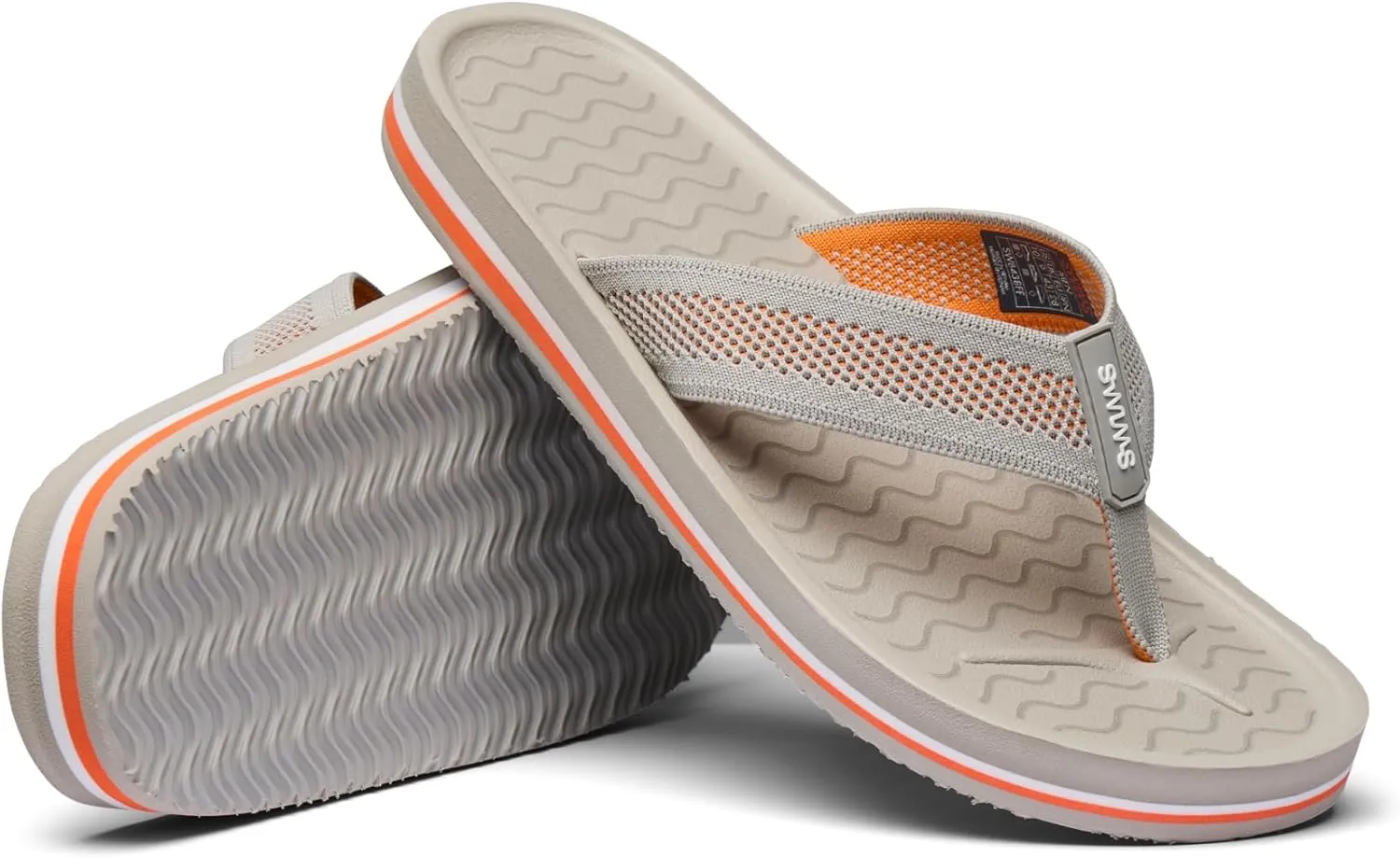 SWIMS Men's Napoli Flip Flops For Men, Water Resistant Beach Sandals