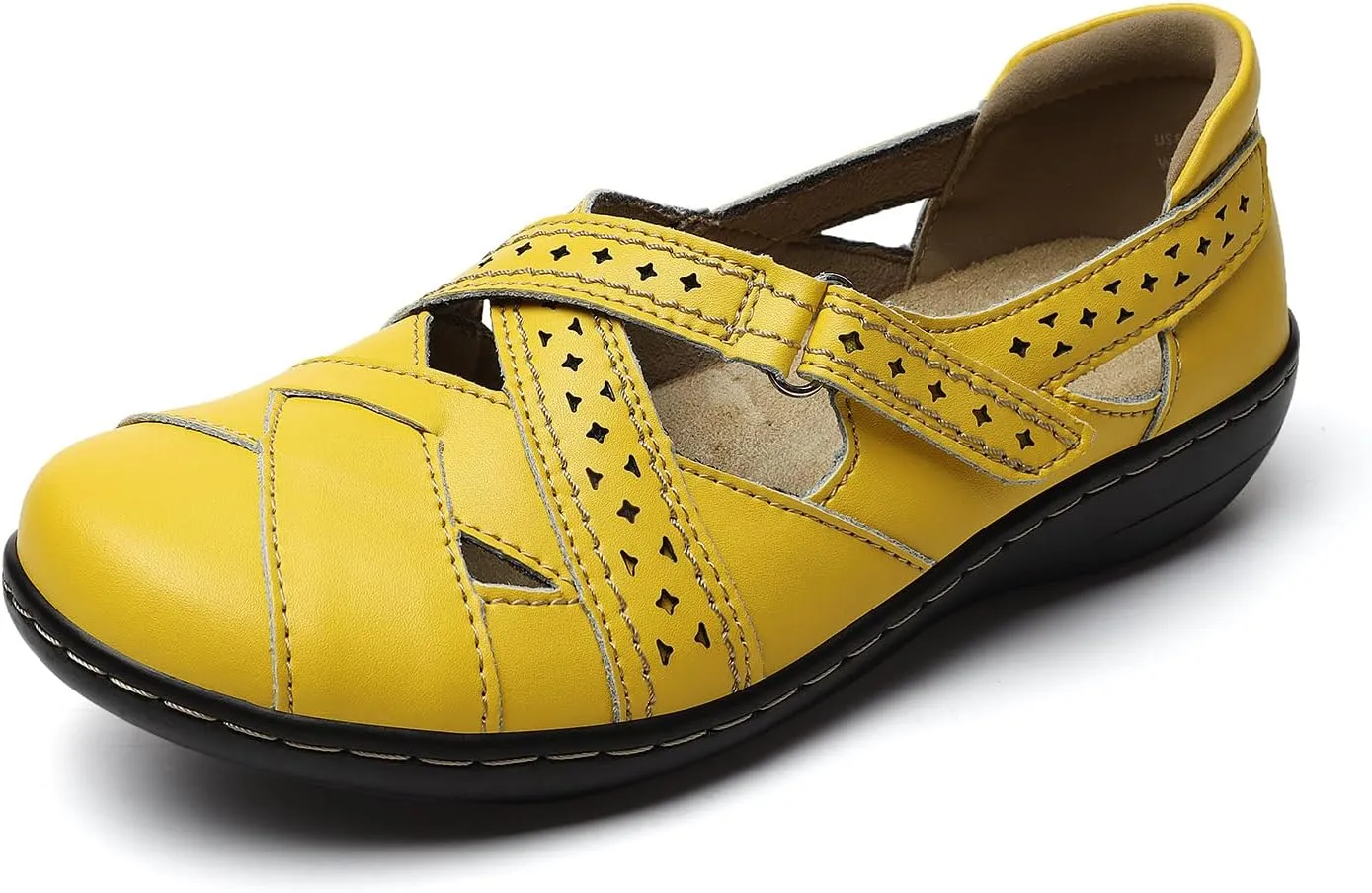 TERRIKAT Women's Casual Loafers Cute Slip On Comfort Walking Flats Leather Driving Moccasins Fashion Closed Toe Boat Shoes