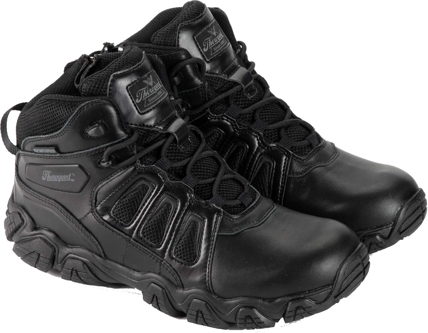 Thorogood Men's Crosstrex Polishable Toe/Side Zip – BBP Waterproof Non-Safety Toe Boot