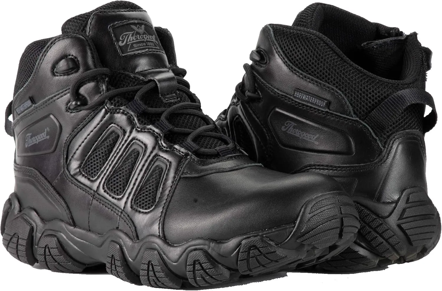 Thorogood Men's Crosstrex Polishable Toe/Side Zip – BBP Waterproof Non-Safety Toe Boot