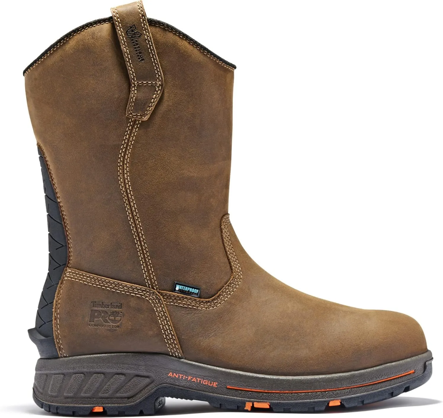Timberland PRO Helix, Men's, Brown, Comp Toe, EH, WP, Pull On, Work Boot