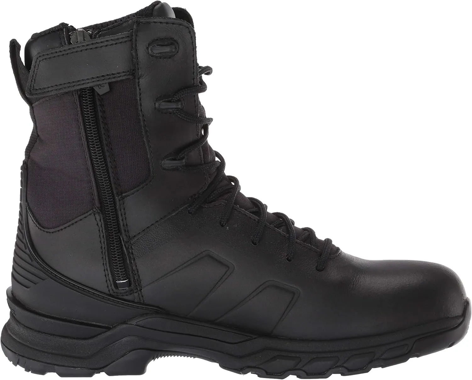 Timberland PRO Men's Hypercharge 8 Inch Soft Toe Side-Zip Waterproof Tactical Duty Uniform Work