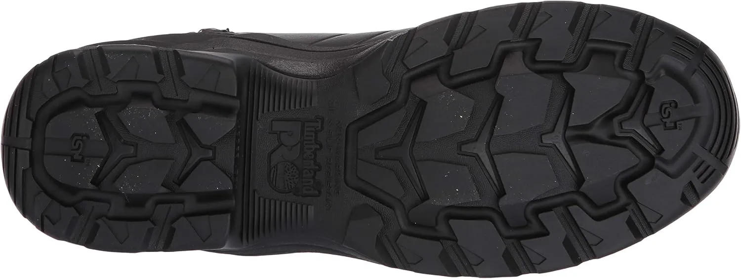 Timberland PRO Men's Hypercharge 8 Inch Soft Toe Side-Zip Waterproof Tactical Duty Uniform Work