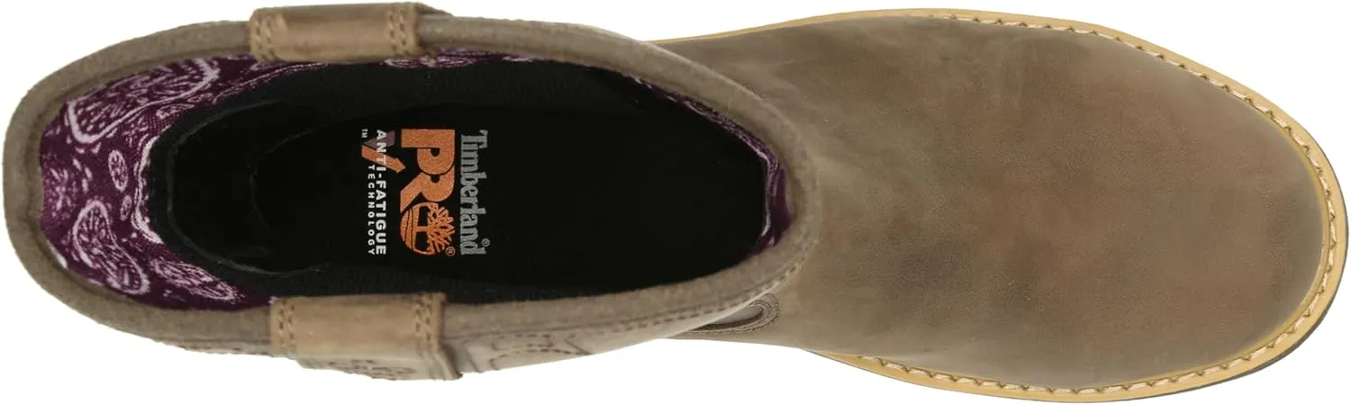 Timberland PRO Women's Ashlar Pull-on Alloy Safety Toe Waterproof Industrial Work Boot