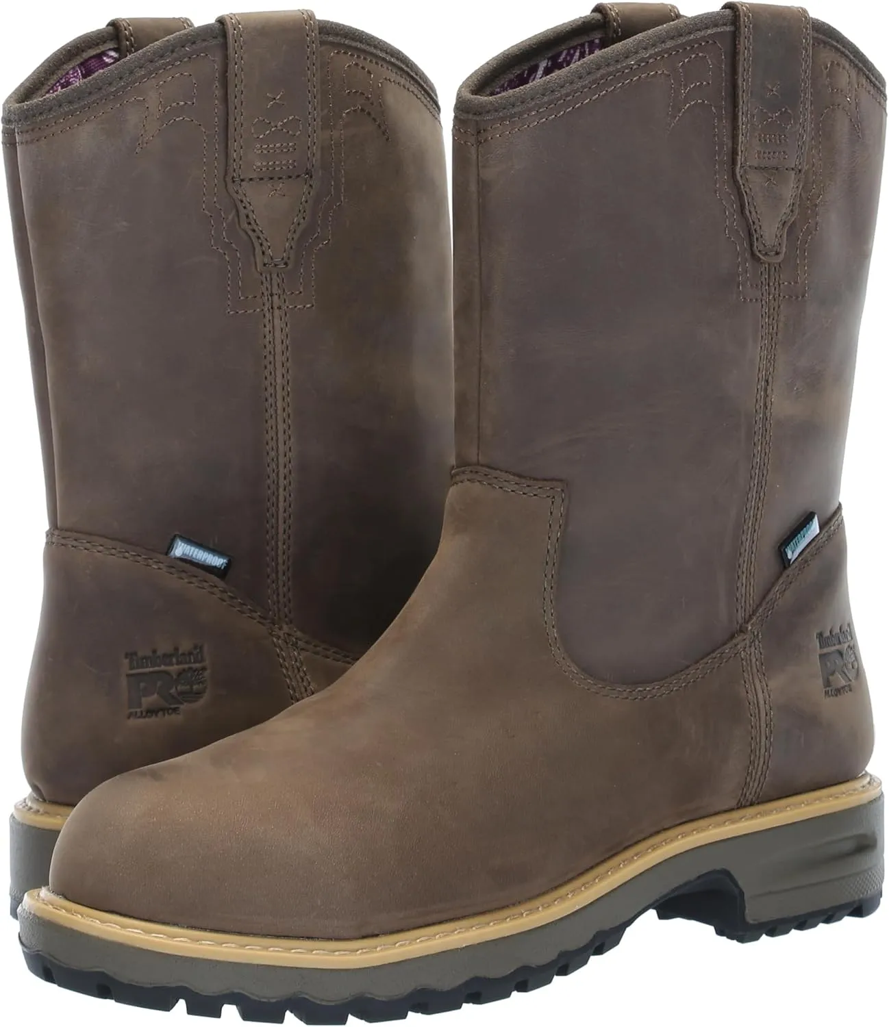 Timberland PRO Women's Ashlar Pull-on Alloy Safety Toe Waterproof Industrial Work Boot
