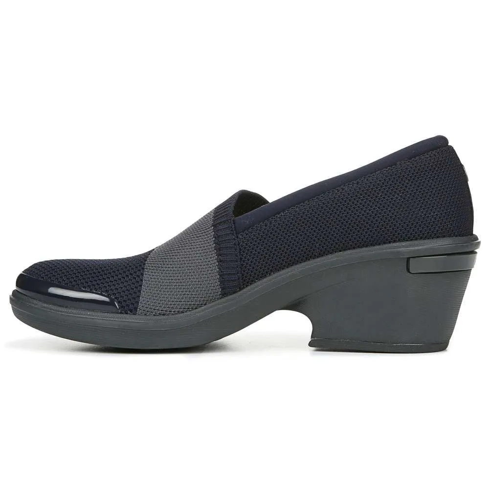 Tiramisu Slip-On Wedge - Navy