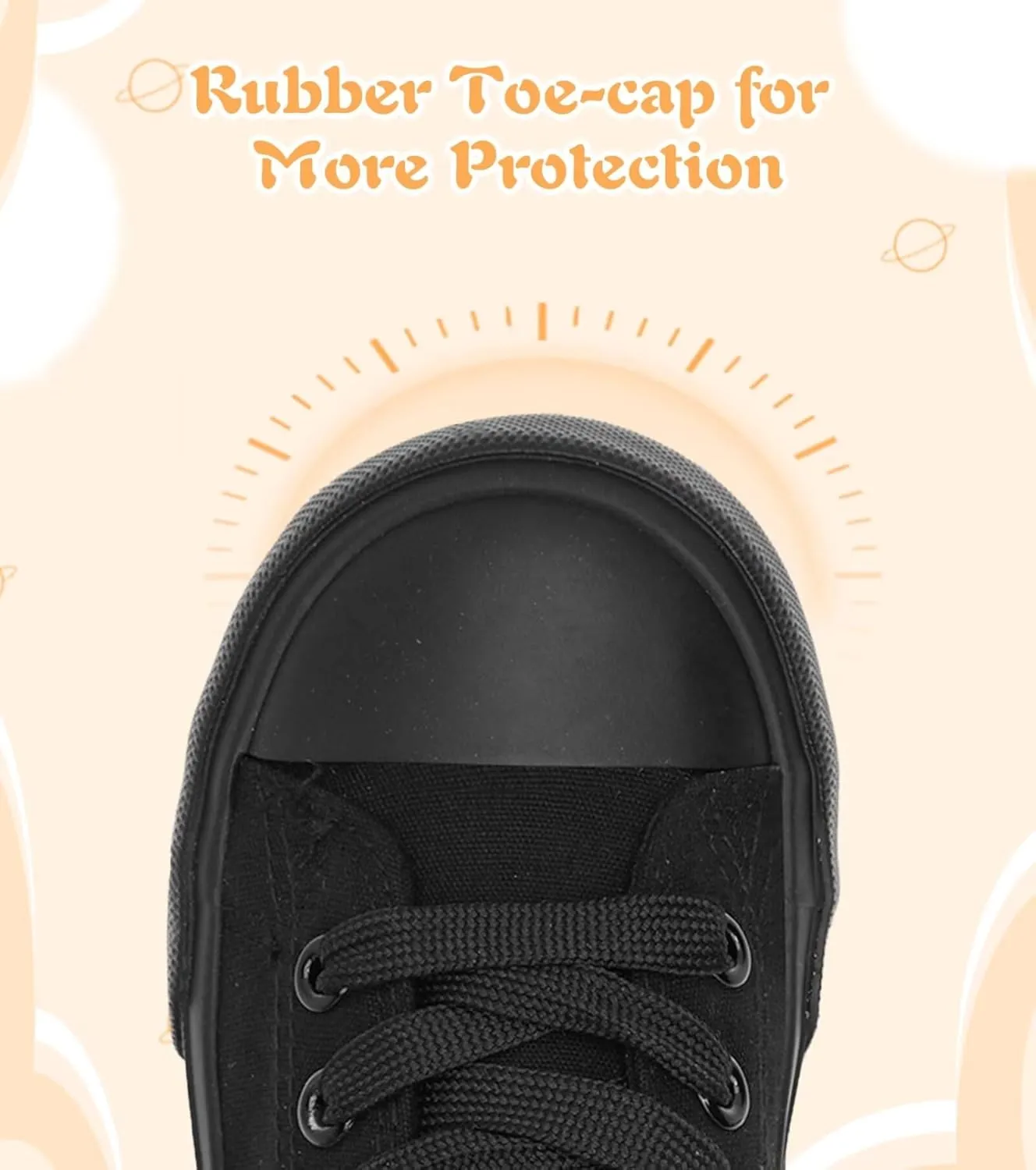 Toddler Little Kid Cushioned Canvas Shoes Slip On Sneakers Soft and Durable
