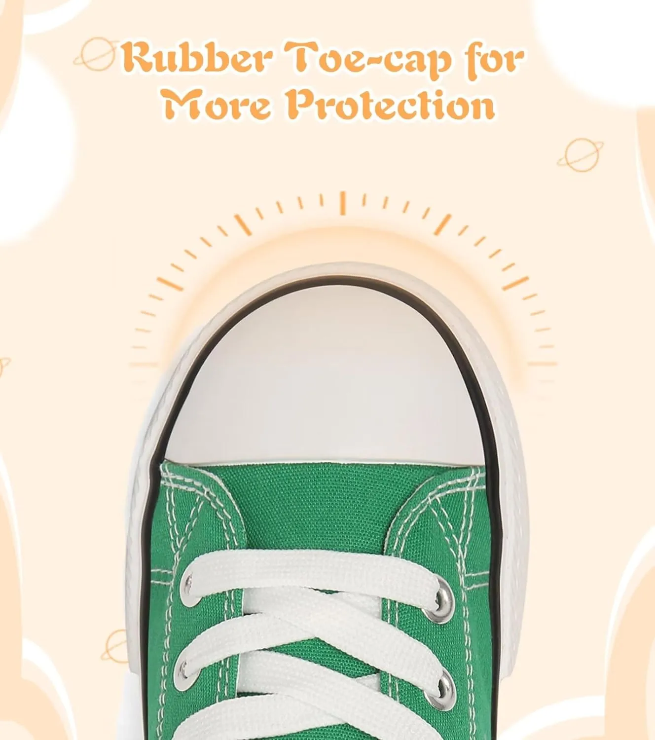 Toddler Little Kid Cushioned Canvas Shoes Slip On Sneakers Soft and Durable