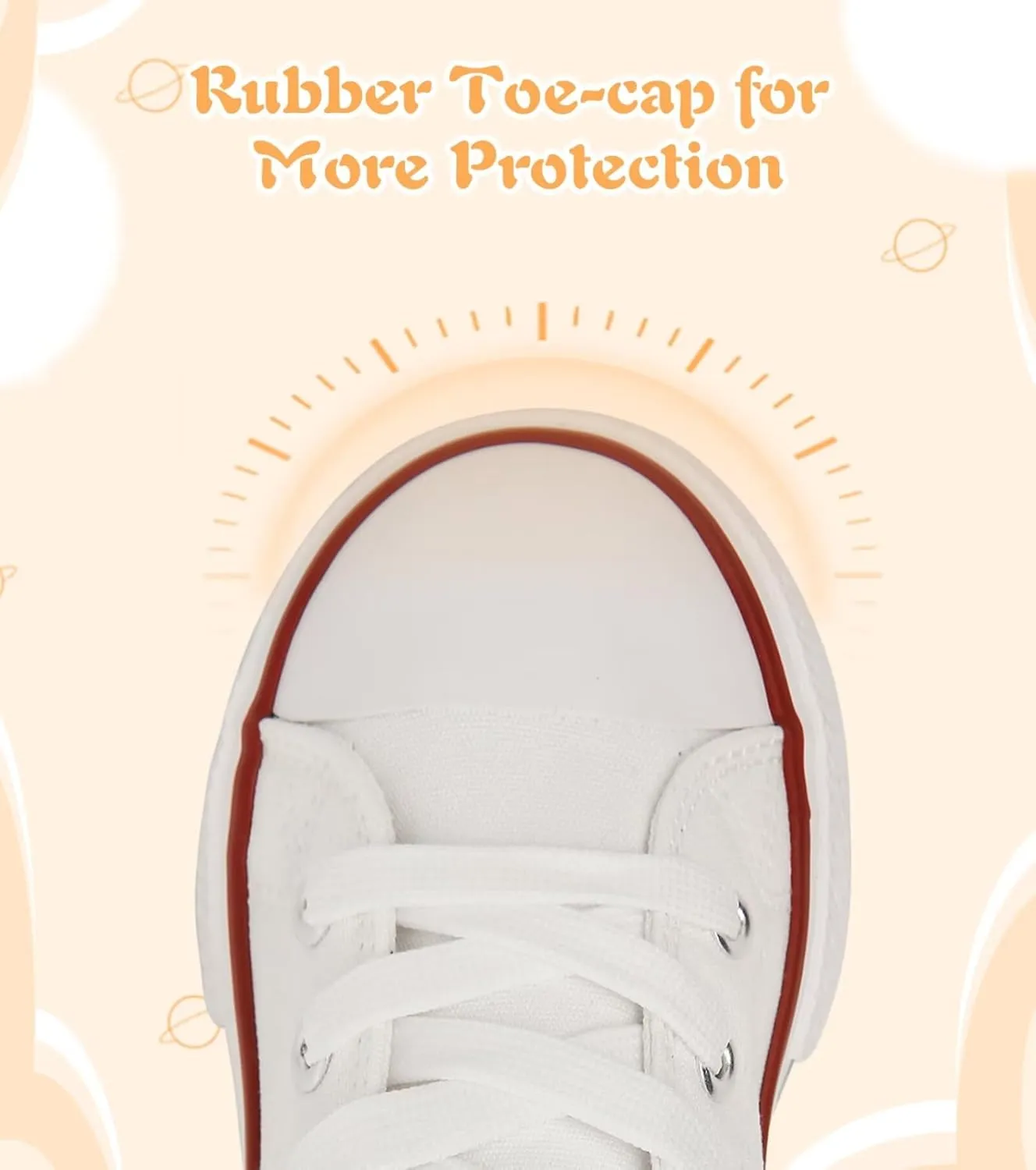 Toddler Little Kid Cushioned Canvas Shoes Slip On Sneakers Soft and Durable