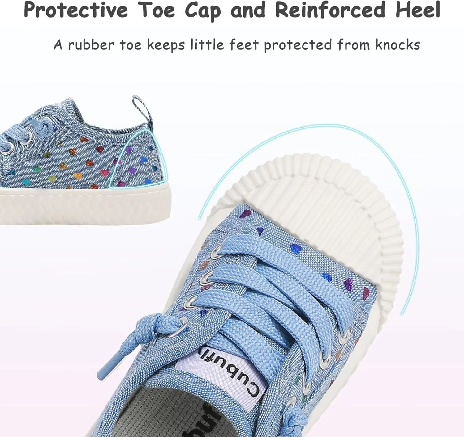 Toddler Shoes Boys Girls Slip On Canvas Sneakers