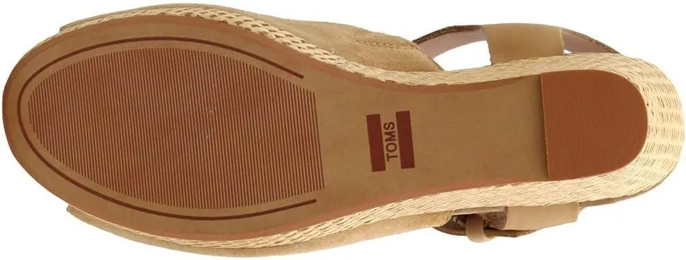 TOMS Womens Alpargata Slip On Flats Casual - Blue