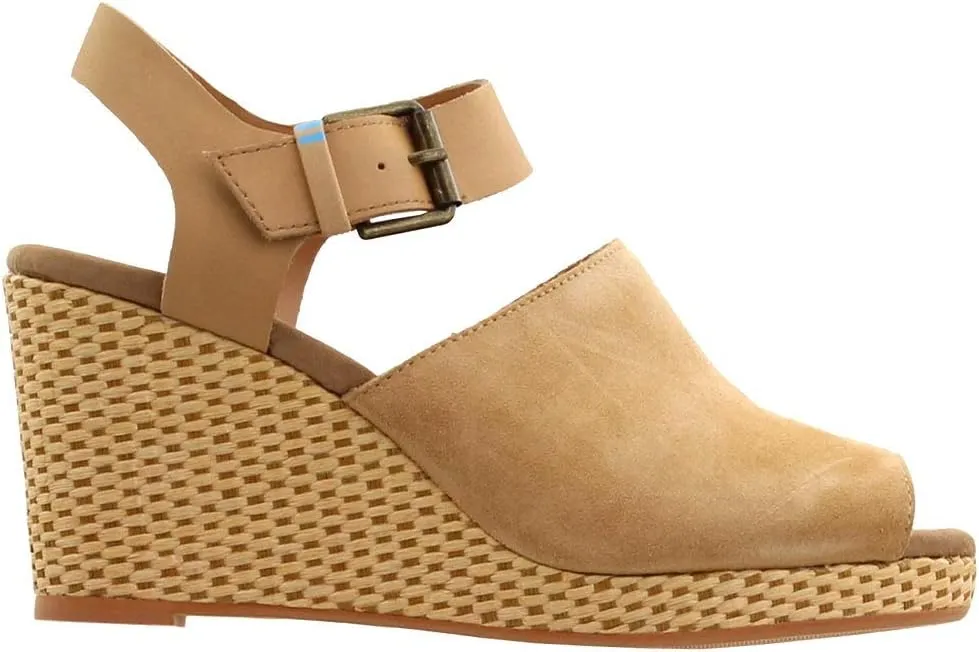 TOMS Womens Alpargata Slip On Flats Casual - Blue