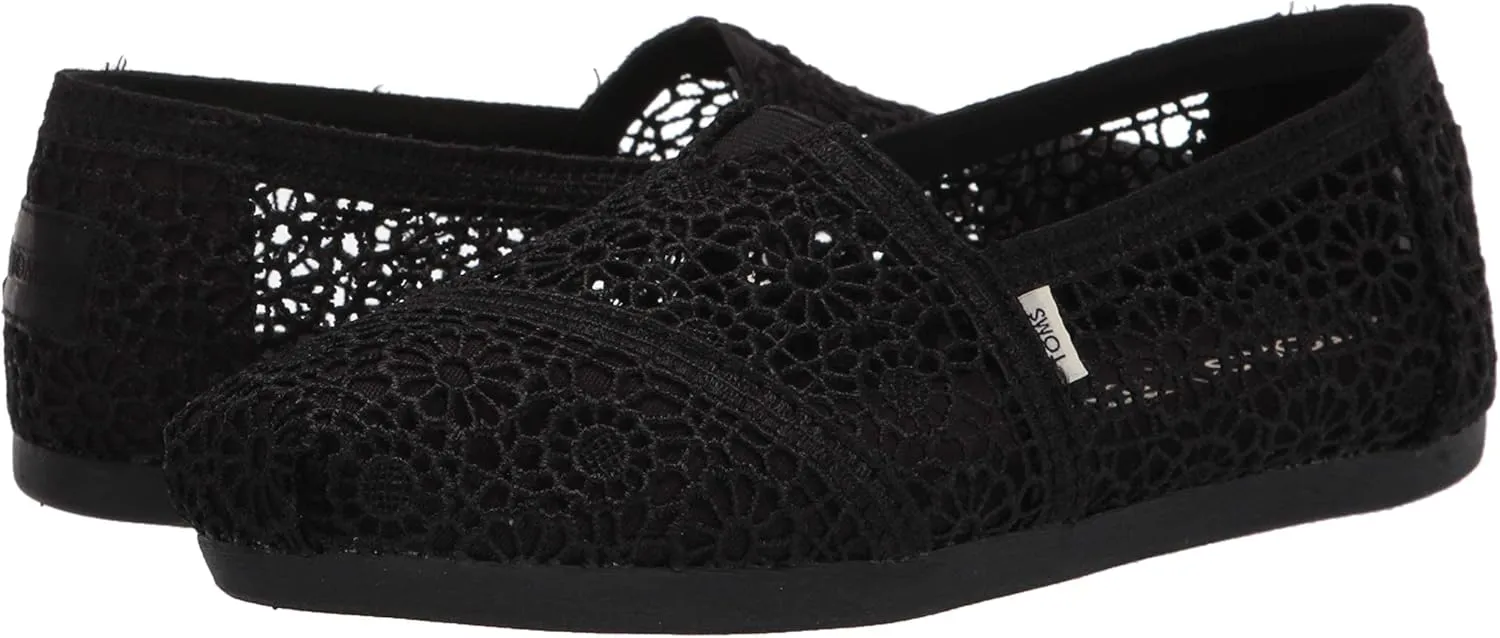 Toms Womens Moroccan Crochet Alpargata