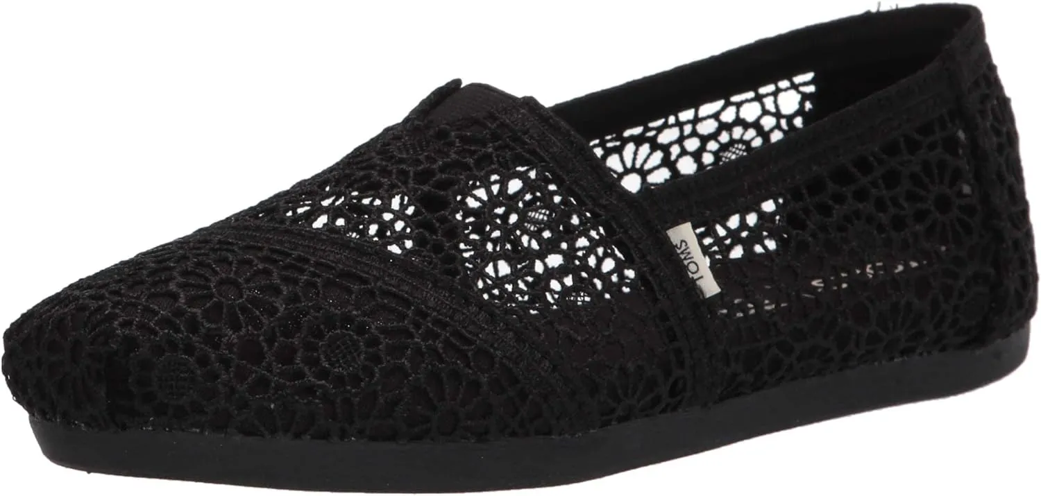 Toms Womens Moroccan Crochet Alpargata