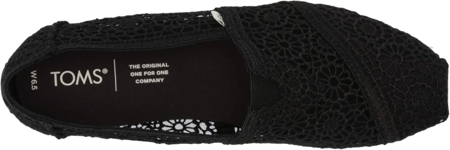 Toms Womens Moroccan Crochet Alpargata