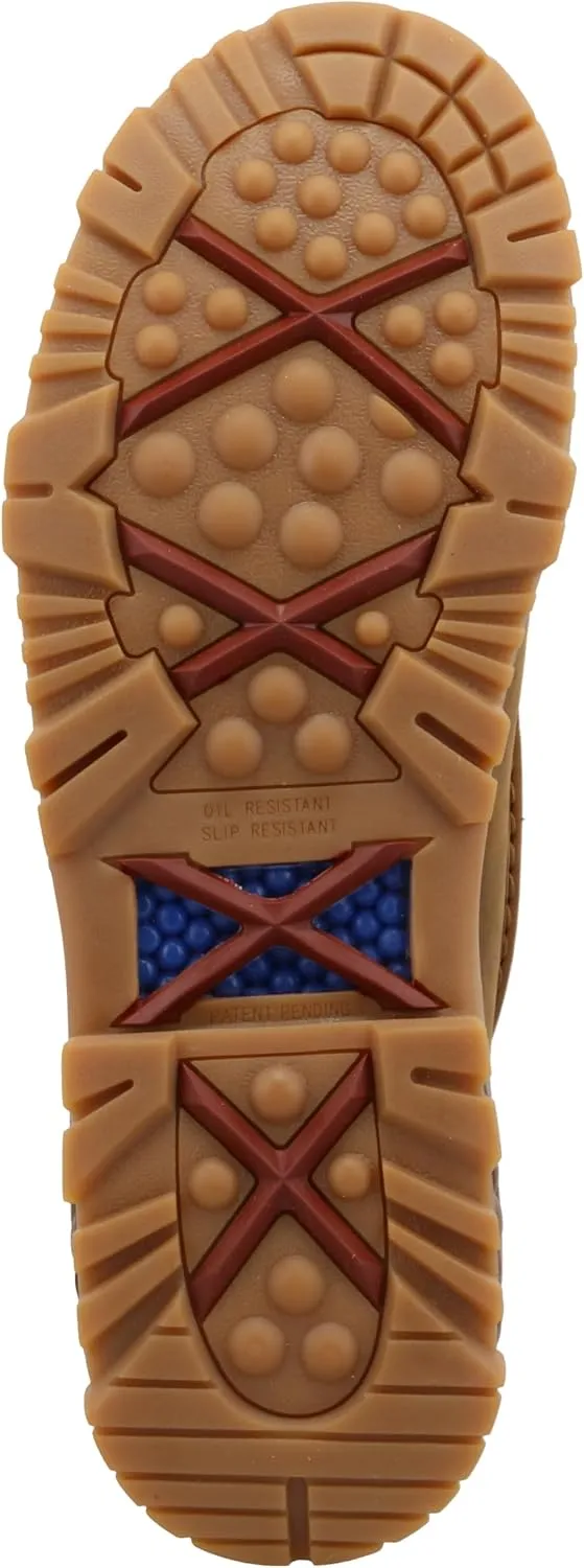 Twisted X Men's 6" Work Boot, Moc Toe Nano Toe with CellStretch