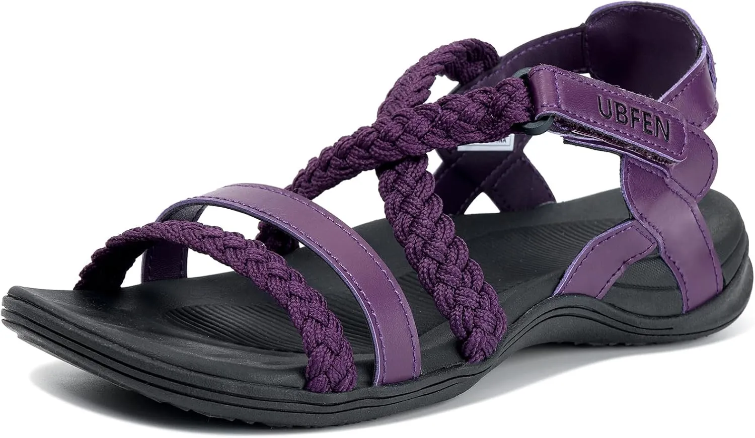 UBFEN Womens Hiking Sandal Sport Sandal Outdoor Comfortable with Adjustable Straps