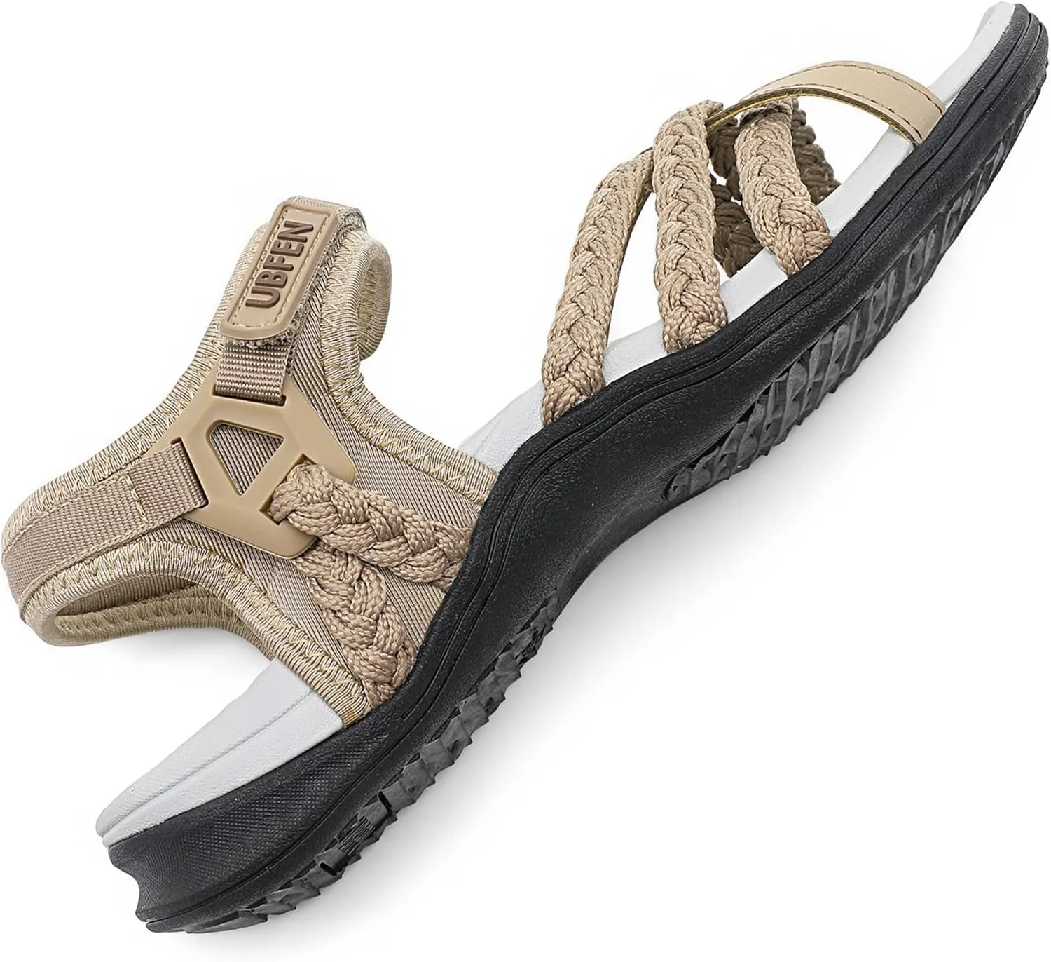 UBFEN Womens Hiking Sandals Sport Walking Adjustable Hook Ankle Straps Comfortable Outdoor Beach Athletic Shoes